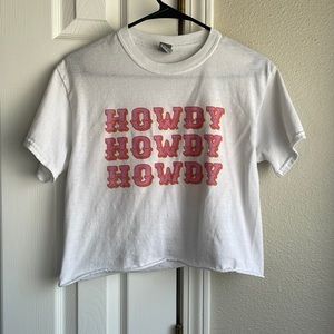Howdy Howdy Howdy Cropped T-shirt